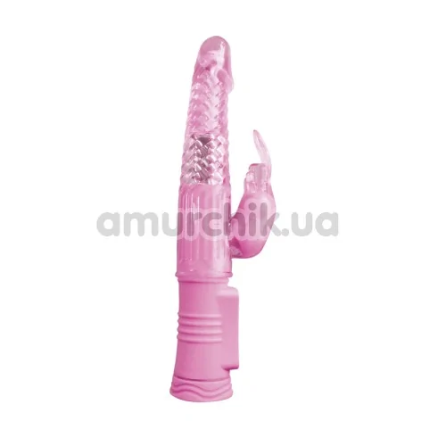Вибратор 4Play Deluxe Slim Rabbit Vibe, розовый - Фото №1