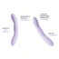 Вібратор для точки G з поштовхами і підігрівом Svakom Selena, фіолетовий - Фото №8