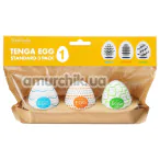 Набор из 3 мастурбаторов Tenga Egg Standard 3 Pack 1 - Фото №1