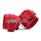 Фиксаторы для рук Crushious Bondage Love, красные - Фото №1