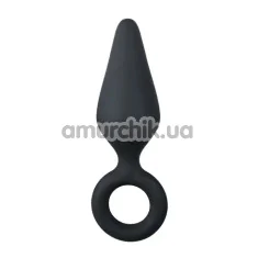 Анальна пробка Easy Toys Pointy Plug M, чорна - Фото №1