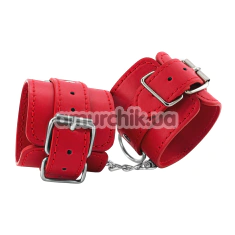 Фиксаторы для рук Crushious Bondage Love, красные - Фото №1
