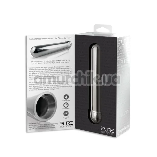 Вібратор Pure Aluminium Medium, срібний