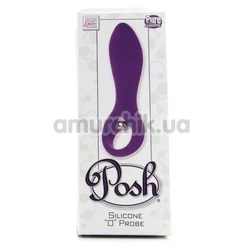 Анальная пробка с вибрацией Posh Silicone “O” Probe, фиолетовая