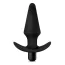 Анальна пробка з вібрацією Anal Adventures Platinum Vibrating Plug, чорна - Фото №1
