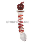 Фалоімітатор Adam & Eve Eve's Twisted Crystal Dildo, червоний - Фото №1