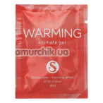 Лубрикант з зігріваючим ефектом S Pleasures Warming Intimate Gel, 4 мл - Фото №1