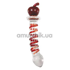 Фаллоимитатор Adam & Eve Eve's Twisted Crystal Dildo, красный - Фото №1