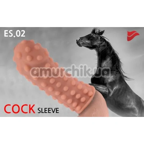 Насадка на пенис Kokos Extreme Sleeve ES.02 М 008, телесная