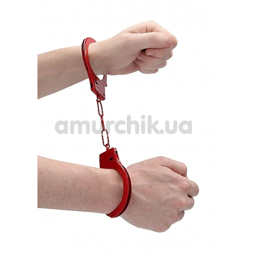 Наручники Ouch! Beginner's Handcuffs, красные