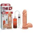 Фалоімітатор з еякуляцією The D Dual Density Perfect D Squirting 7 Inch With Balls, тілесний - Фото №2