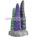 Тройной фаллоимитатор Beasty Cocks Triple Tentacle, разноцветный - Фото №1