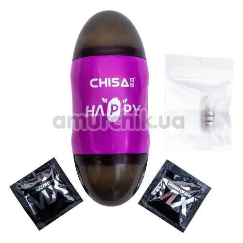 Мастурбатор с вибрацией Chisa Happy Cup Pussy & Ass Masturbator