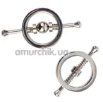 Зажимы для сосков Sins Inquisition Mighty Magnetic Nipple Orbs Kit Spring, серебряные - Фото №1