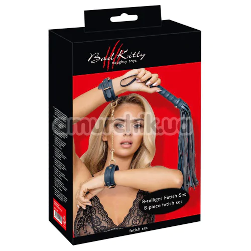 Бондажний набір Bad Kitty Fetish Set 704001, синій