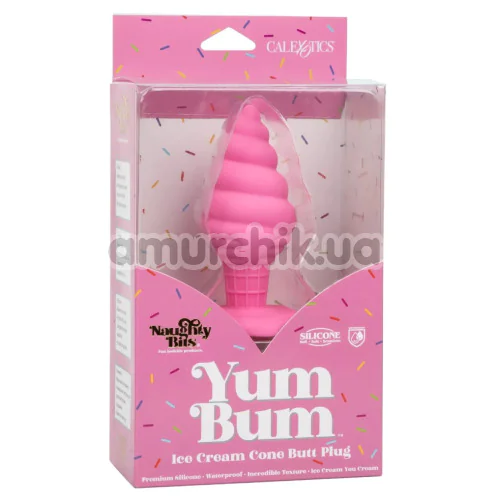 Анальна пробка Naughty Bits Yum Bum, рожева