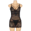 Комплект Star Night Sexy Floral Lace Babydoll, чорний: пеньюар + трусики-стрінги - Фото №9