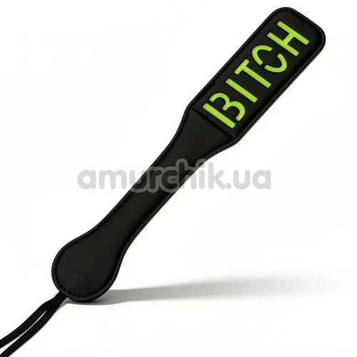 Шлепалка DS Fetish Paddle Bitch, черная