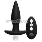 Анальная пробка с вибрацией Fifty Shades of Grey Relentless Vibrations Remote Control Butt Plug, черная - Фото №1