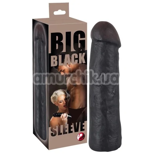 Насадка на пенис Big Black Sleeve, черная