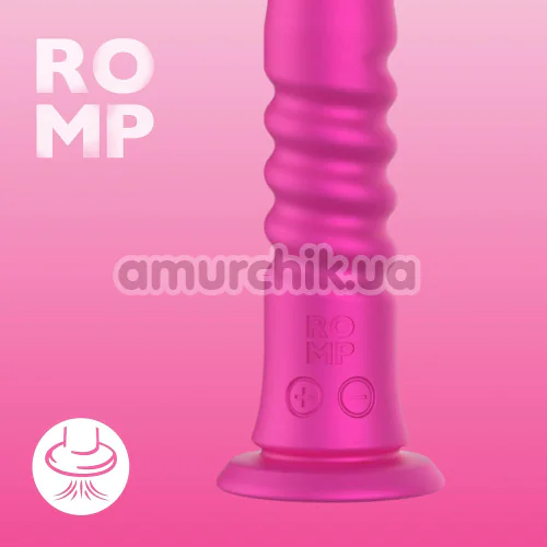 Вибратор с толчками Romp Jiggle, малиновый