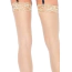 Чулки Leg Avenue One Size Nuna Sheer Thigh High Stockings, телесные - Фото №2