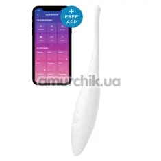 Клиторальный вибратор Satisfyer Twirling Joy, белый - Фото №1