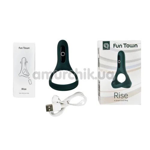 Віброкільце для члена Magic Motion Fun Town Rise, зелене
