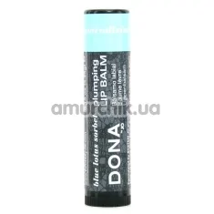 Бальзам для губ Dona Plumping Lip Balm Blue Lotus Sorbet - голубой лотос-сорбет, 4.5 мл - Фото №1