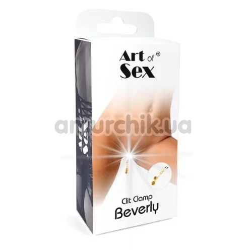 Затискач для клітора Art of Sex Clit Clamp Beverly, золотий