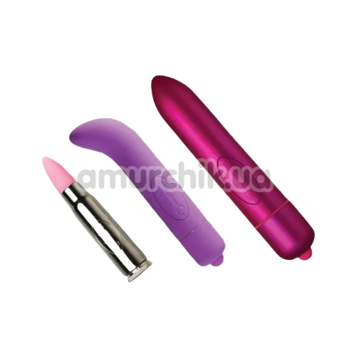 Набор 3-х предметов Rocks-Off Indulge Yourself Sweet Satisfaction Bullet Collection
