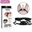 Трусики для страпона Lovetoy Orgazm Cozy Harness Series + 4 кільця, чорні - Фото №4