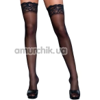 Панчохи Be Wicked Lace Over It Hold-Up Stockings, чорні - Фото №1