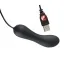 Кліторальний вібратор Black Velvets USB Bullet, чорний - Фото №2