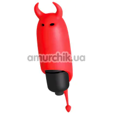 Клиторальный вибратор Crushious O-Pet Pocket Vibe Devil, красный - Фото №1