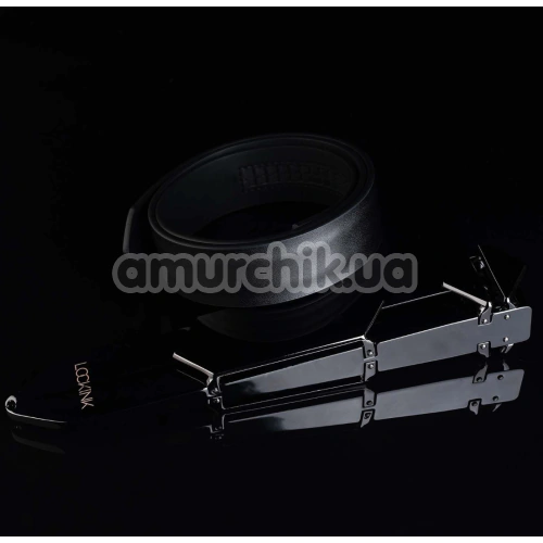 Шльопалка Lockink Adjustable Slapper For Impact Play, чорна