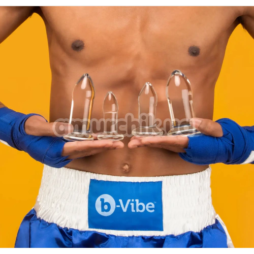 Набор анальних пробок B-Vibe Anal Dilators Set, прозорий