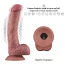 Вибратор Lovetoy Dual Density Power Cock 9, коричневый - Фото №12