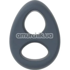 Ерекційне кільце Dorcel Liquid-Soft Teardrop, сіре - Фото №1