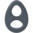 Эрекционное кольцо Dorcel Liquid-Soft Teardrop, серое - Фото №1