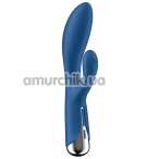Вибратор c ротацией Satisfyer Spinning Rabbit 1, синий - Фото №1