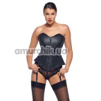 Корсет Zado Fetish Leather Corset, черный - Фото №1
