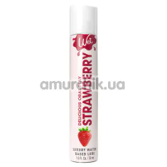 Оральный лубрикант Wet Delicious Oral Play Strawberry - клубника, 30 мл - Фото №1