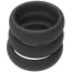 Набір з 3 ерекційних кілець Men's Play Set of 3 Cock Rings B9, чорний - Фото №1