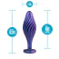Анальная пробка Anal Adventures Matrix Swirling Bling Plug, фиолетовая - Фото №4