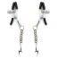 Затискачі для сосків Liebe Seele Lightning Nipple Clamps, срібні - Фото №1