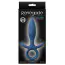 Анальная пробка с вибрацией Renegade Vibrating King Plug Rechargeable Small, голубая - Фото №7