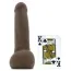Фаллоимитатор CyberSkin Cyber Cock with Balls, 20.3 см коричневый - Фото №5