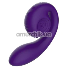 Вібратор для клітора і точки G Snail Vibe Gizi, фіолетовий - Фото №1
