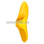 Вибронасадка на палец Satisfyer Teaser, желтая - Фото №1